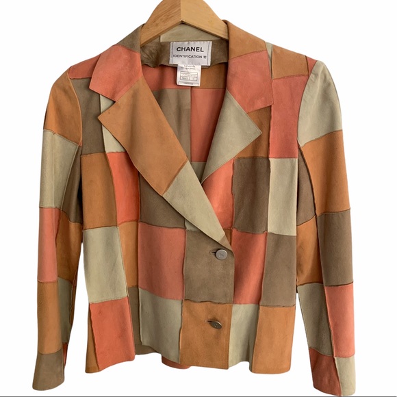 CHANEL Jackets & Blazers - Chanel Goat Suede Patchwork Jacket EUR38 Authentic